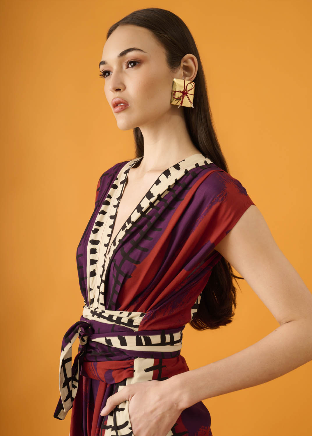 Macacão Opereta Viscose Estampado