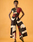 Macacão Opereta Viscose Estampado