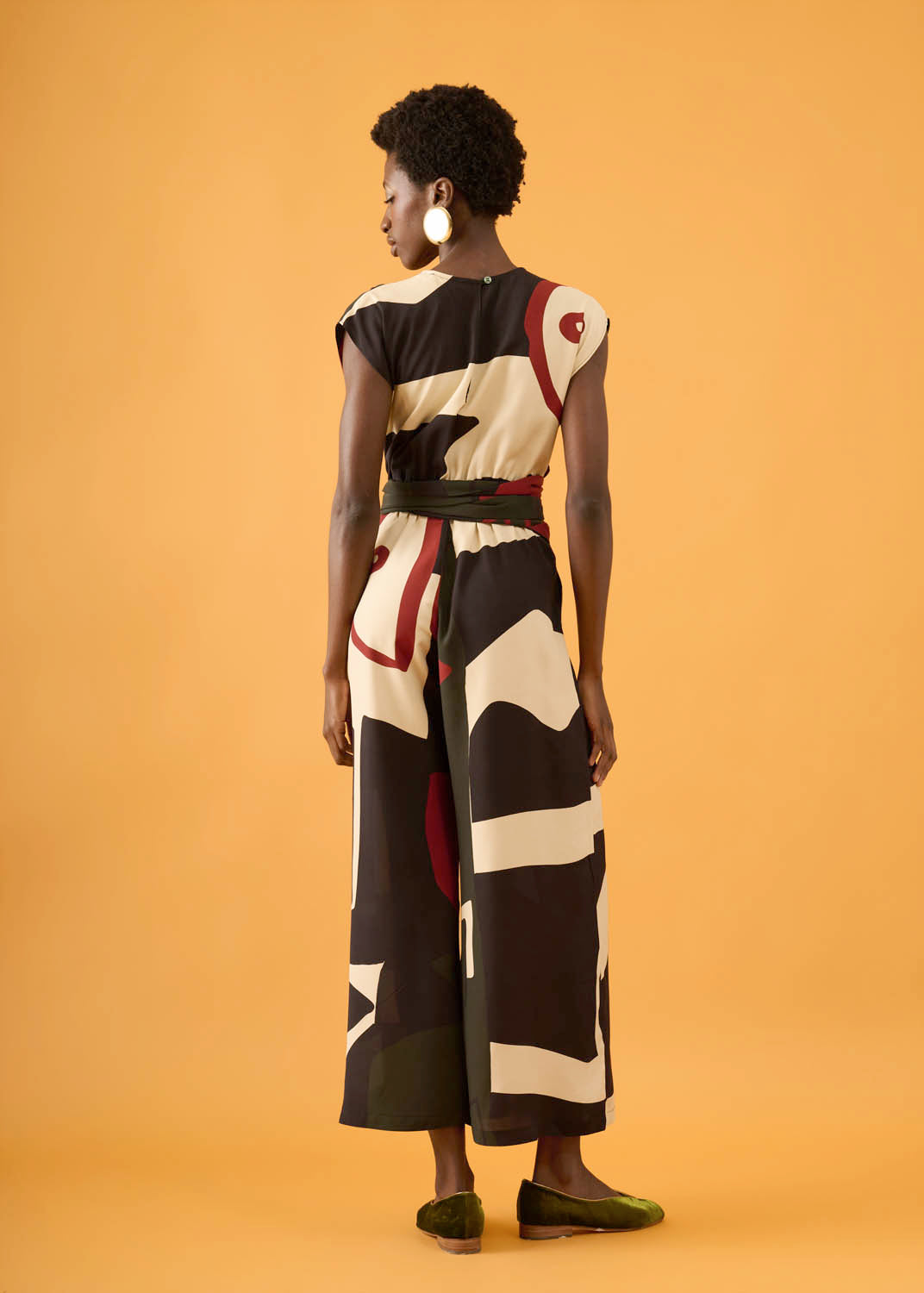 Macacão Opereta Viscose Estampado