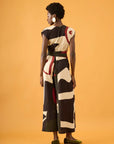 Macacão Opereta Viscose Estampado