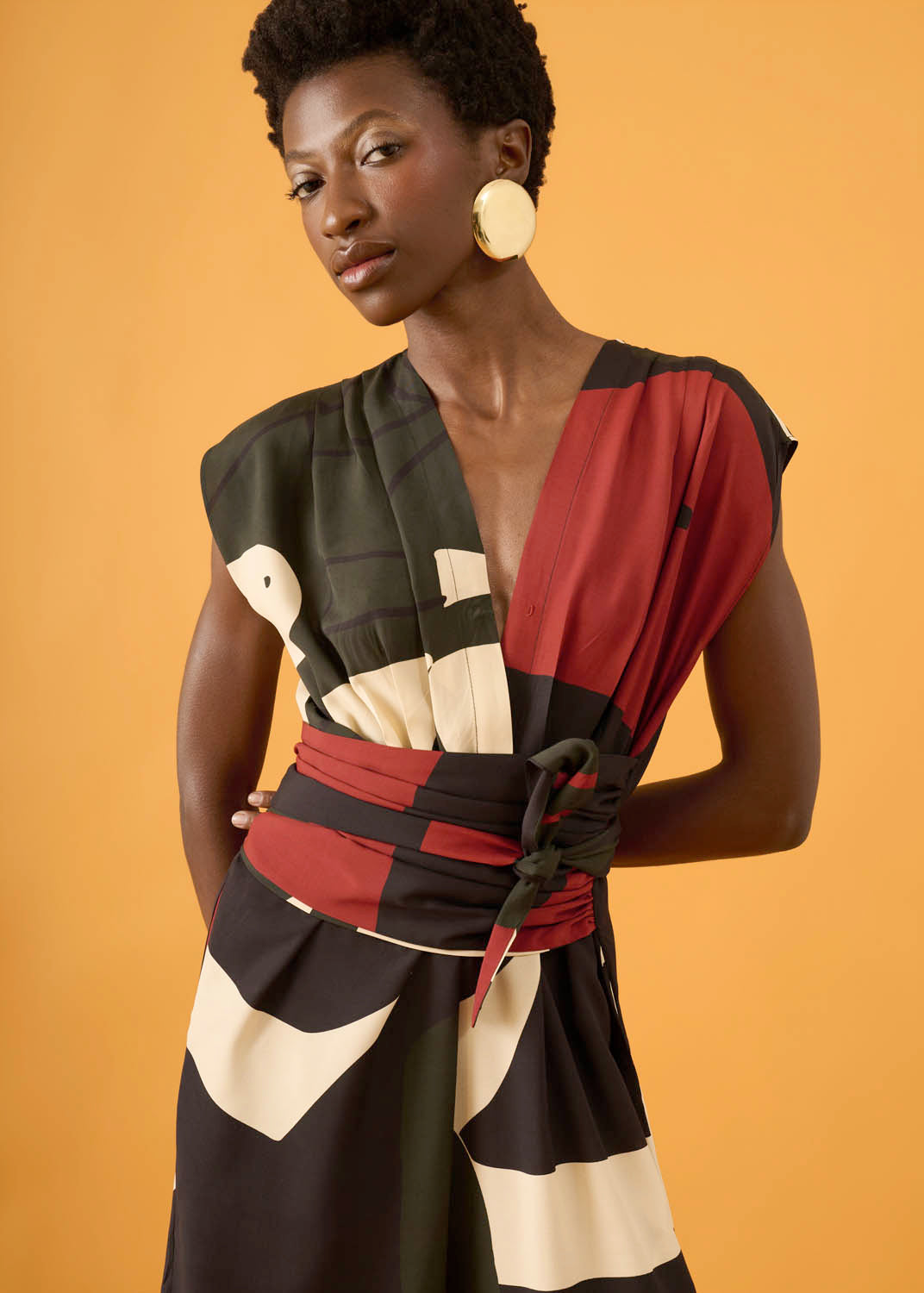 Macacão Opereta Viscose Estampado