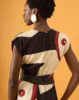Macacão Opereta Viscose Estampado
