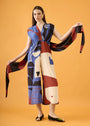 Macacão Opereta Seda Estampado