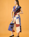 Macacão Opereta Seda Estampado