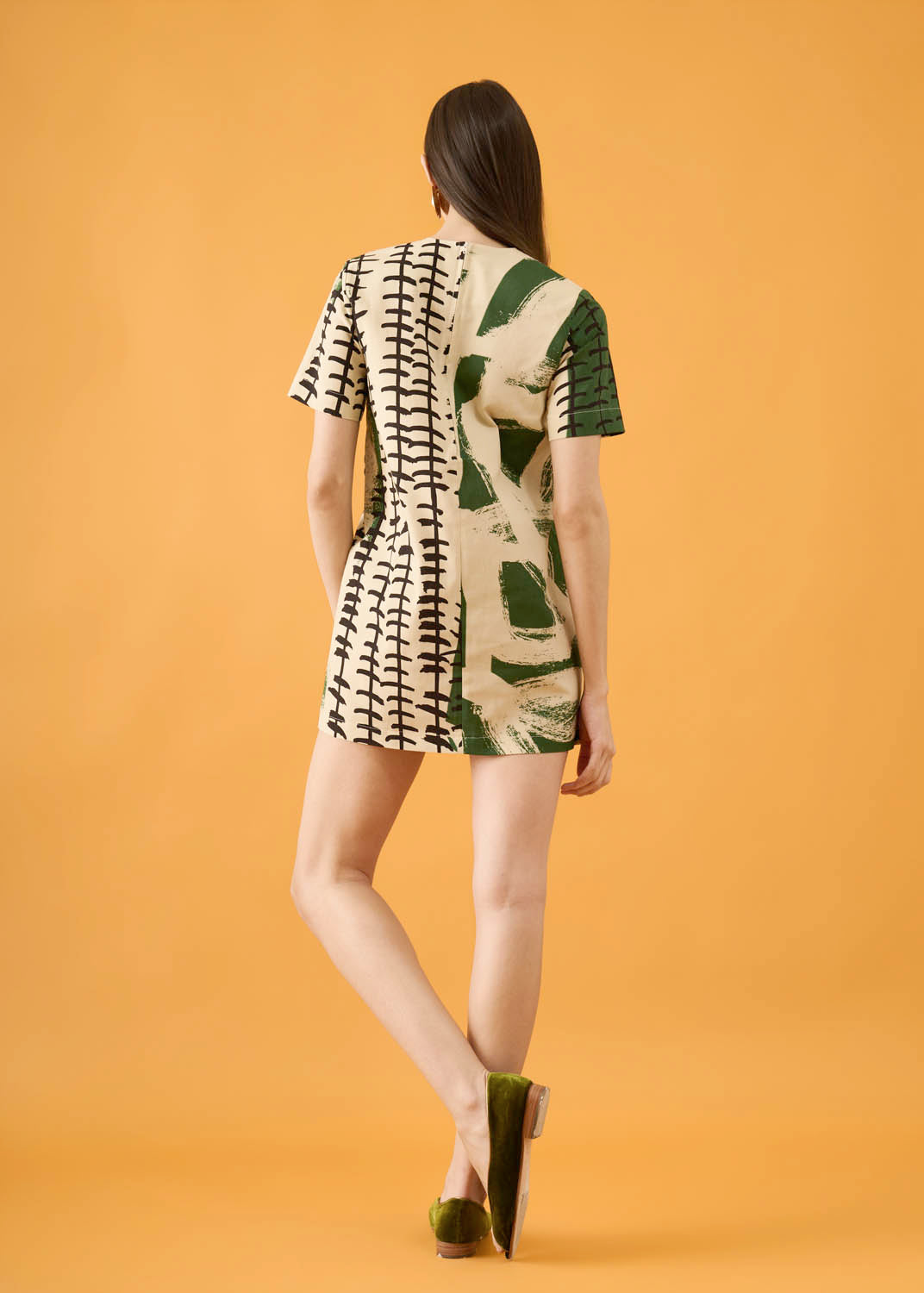 Vestido Mônica Linho Estampado