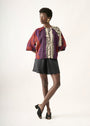 Cropped Prega Viscose Estampado