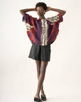 Cropped Prega Viscose Estampado