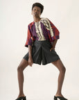 Shorts Triângulo Linho Liso