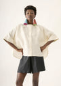 Cropped Prega Linho Liso