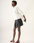 Shorts Triângulo Linho Liso