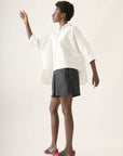 Shorts Triângulo Linho Liso