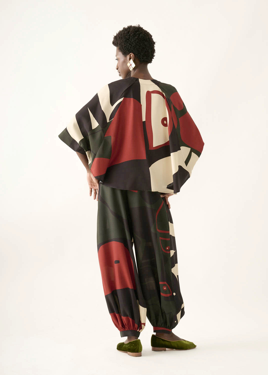 Calça Alladin Viscose Estampado