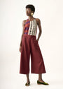 Pantalona Elástico Lyocell Liso