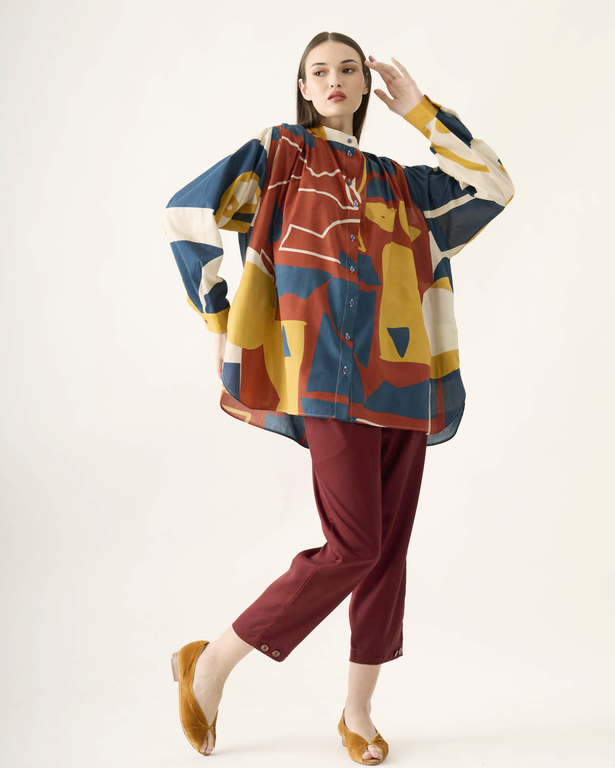 Camisão Pacífico Algodão Estampado