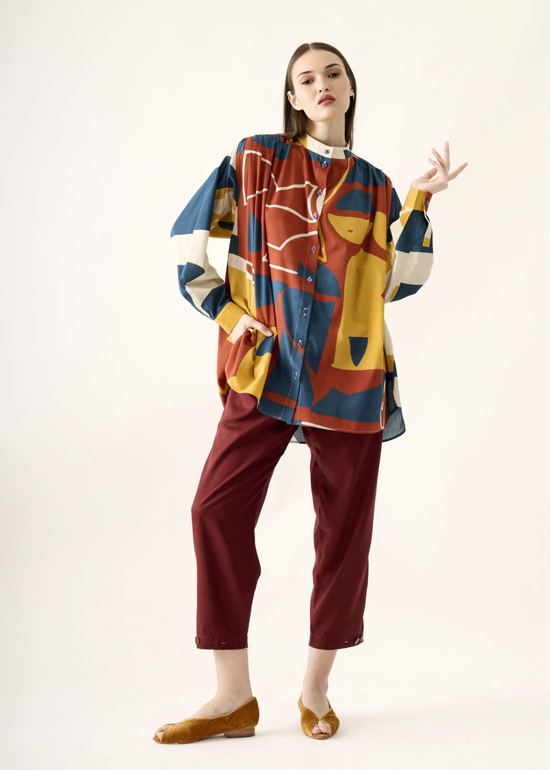 Camisão Pacífico Algodão Estampado