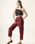 Calça Caseado Lyocell Liso