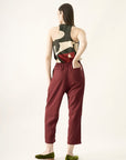 Calça Caseado Lyocell Liso