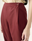 Calça Caseado Lyocell Liso