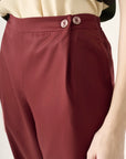 Calça Caseado Lyocell Liso
