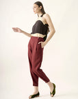 Calça Caseado Lyocell Liso