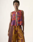 Regata Prega Viscose Estampado