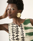 Cropped V Algodão Pesado Estampado