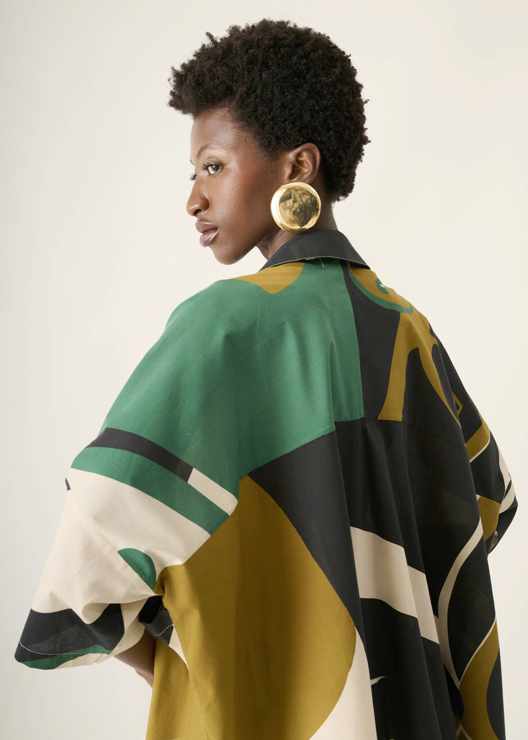 Cropped Quadrado Algodão Estampado