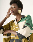 Cropped Quadrado Algodão Estampado