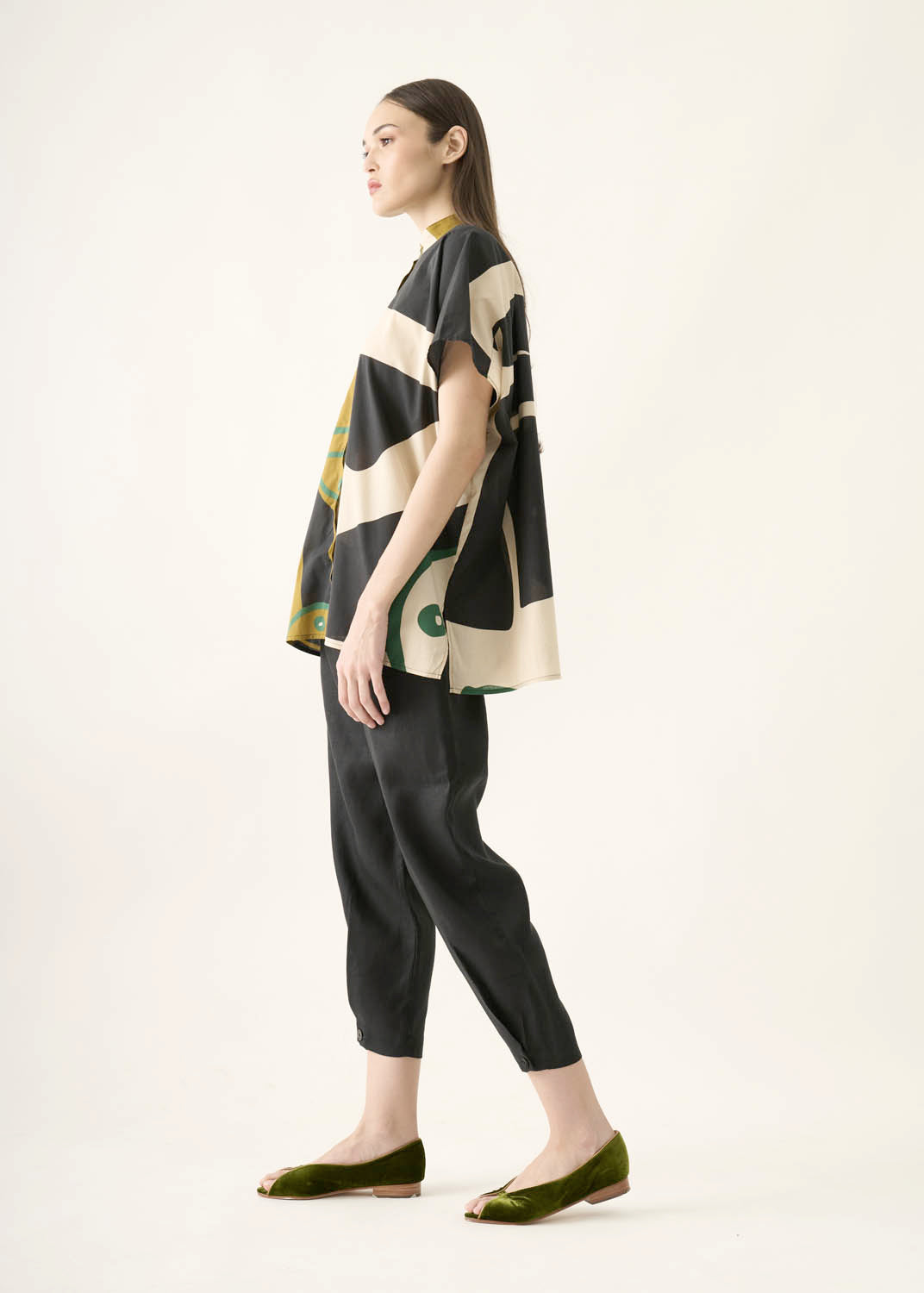 Top Yoko Algodão Estampado