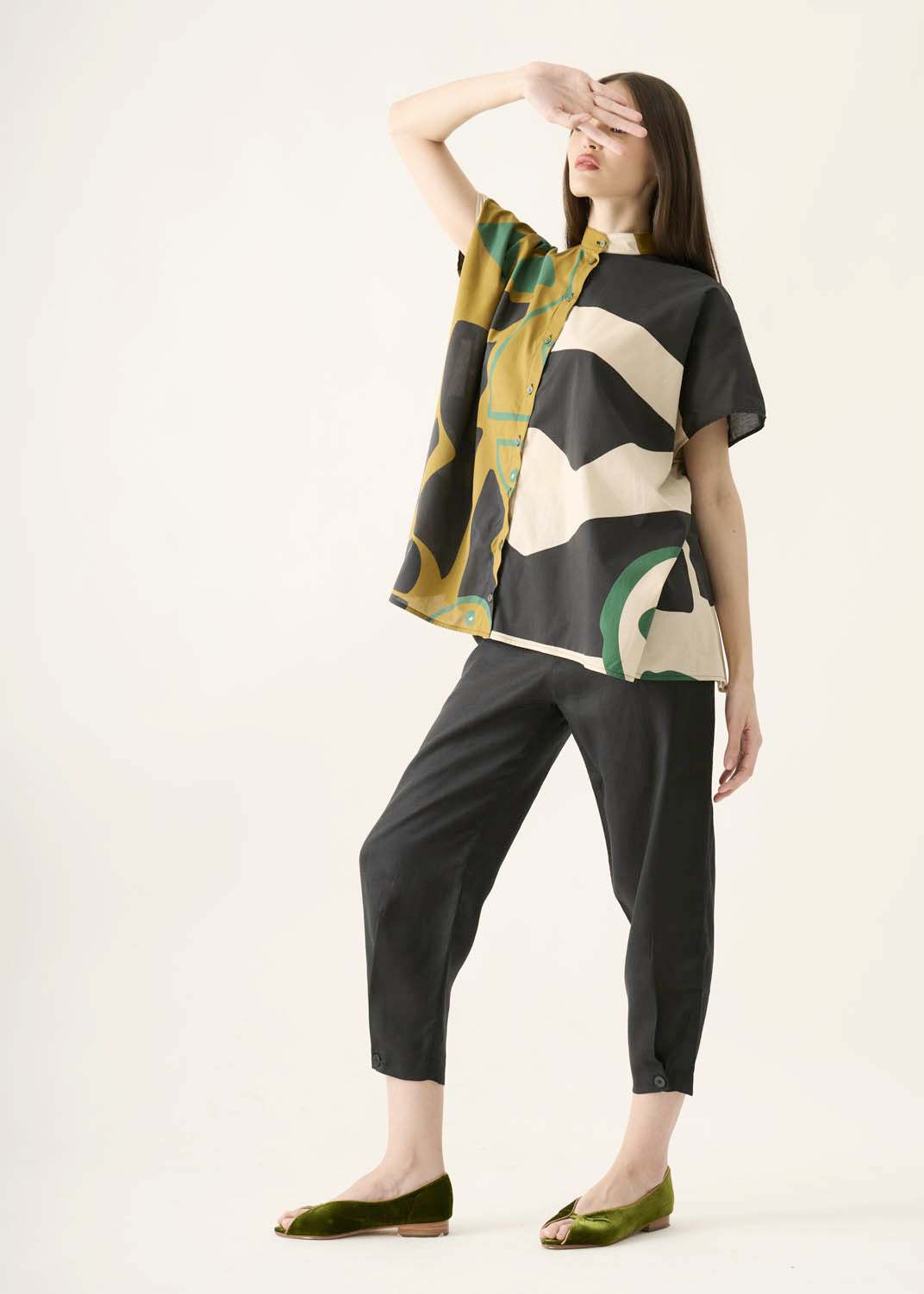Top Yoko Algodão Estampado