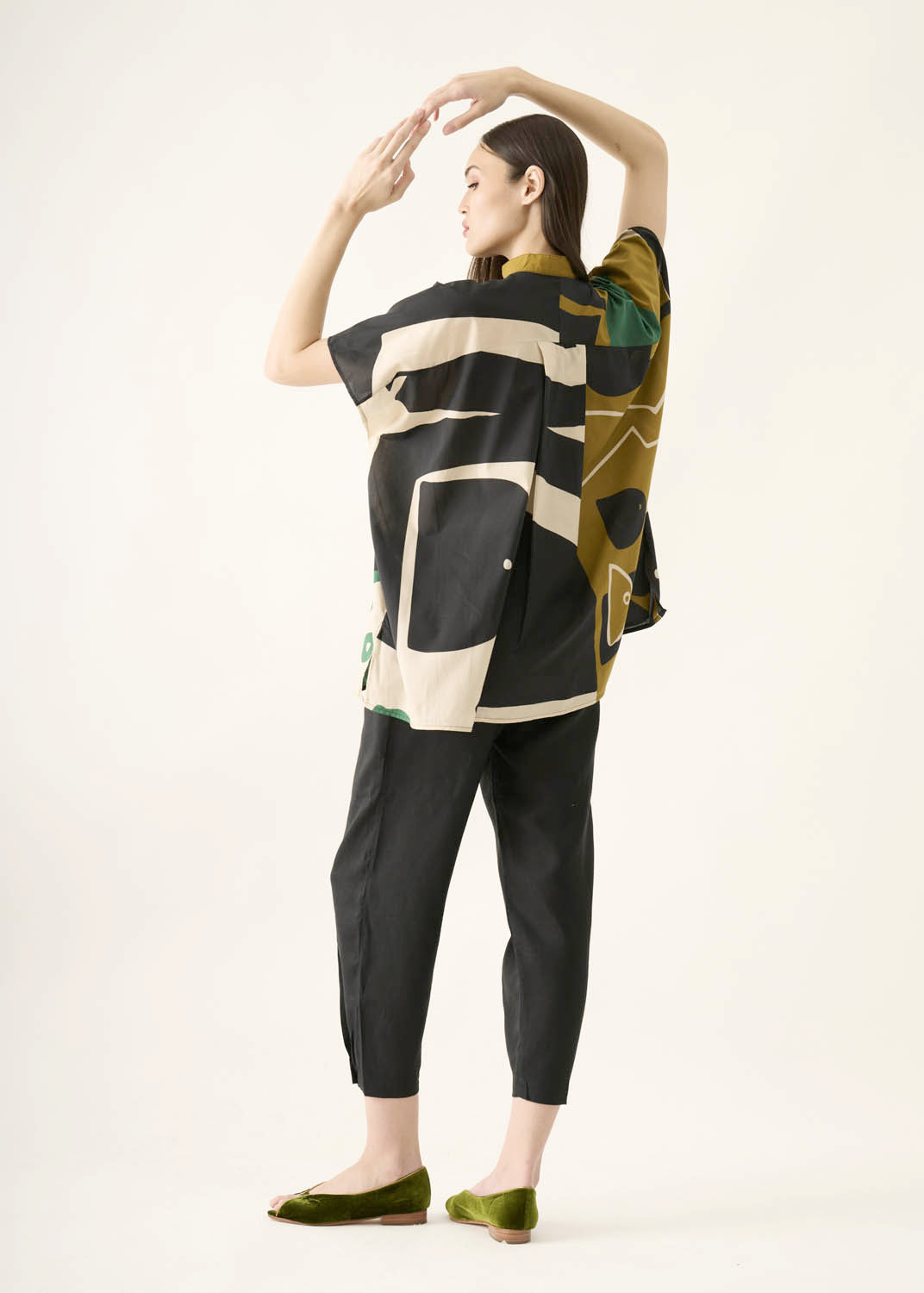 Top Yoko Algodão Estampado