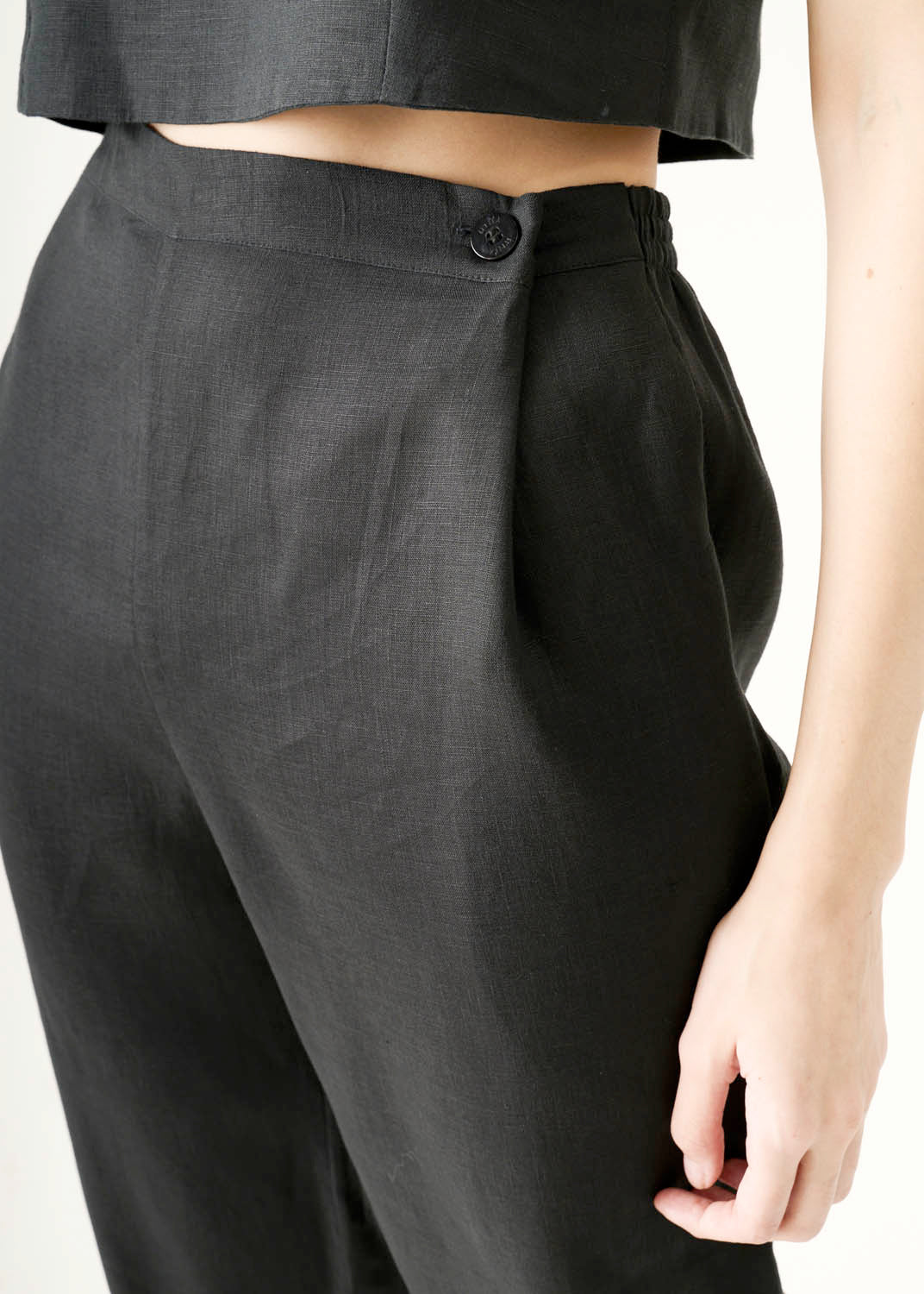 Calça Caseado Linho Liso