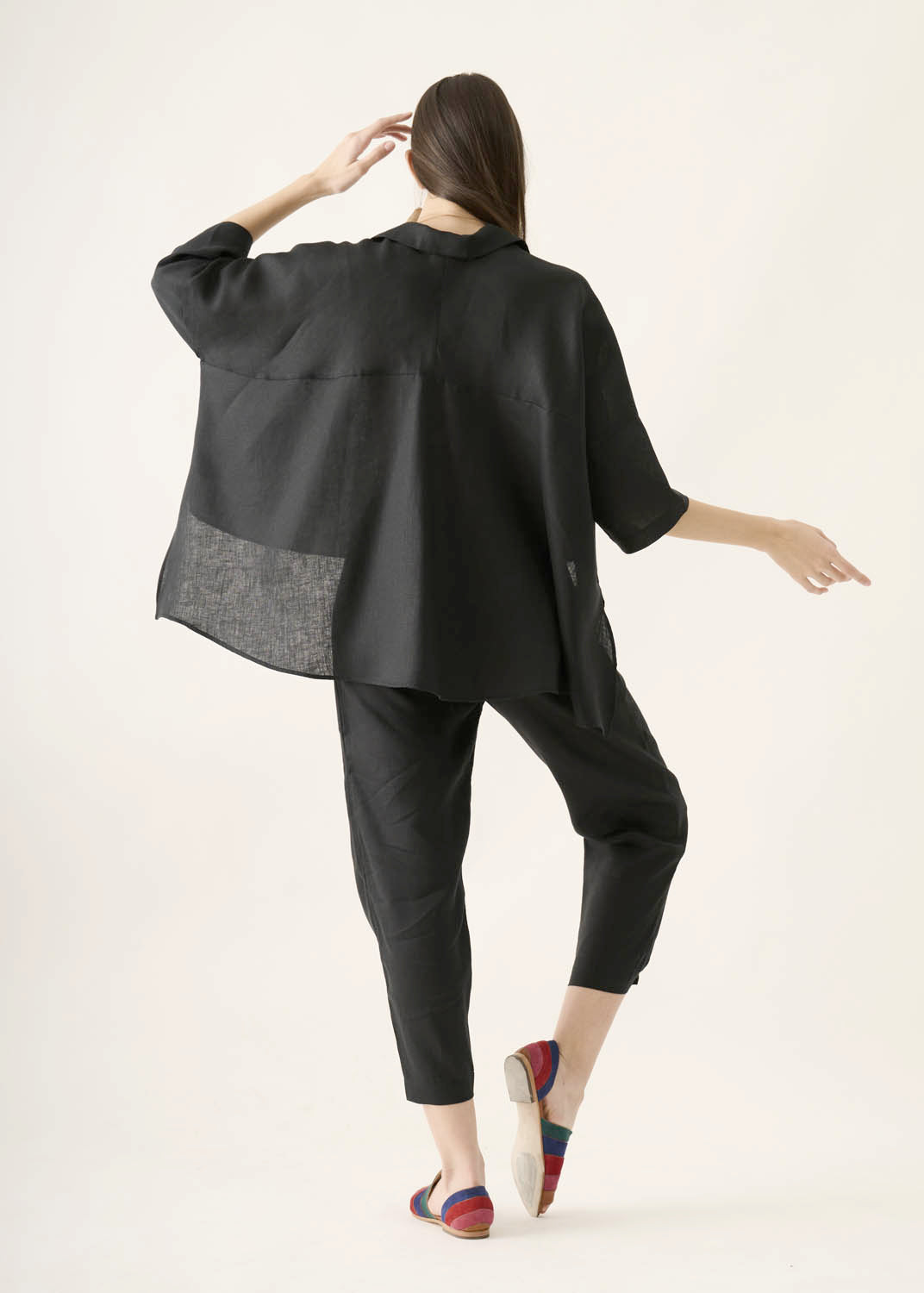 Calça Caseado Linho Liso