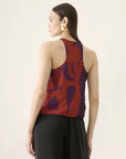 Regata Torcida Viscose Estampado