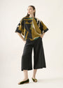 Cropped Prega Algodão Estampado