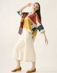 Cropped Quadrado Algodão Estampado