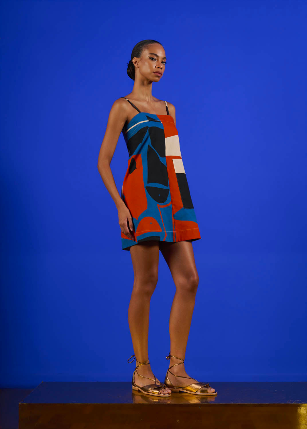 Vestido Miró Algodão Pesado Estampado
