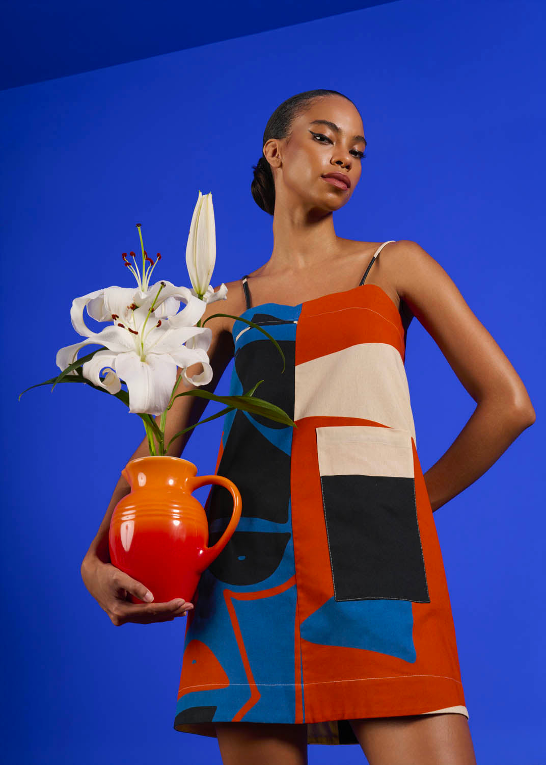Vestido Miró Algodão Pesado Estampado