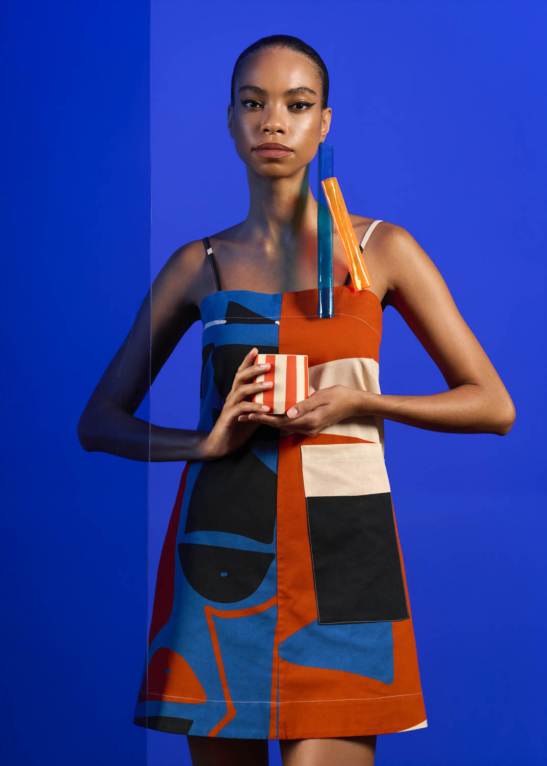 Vestido Miró Algodão Pesado Estampado