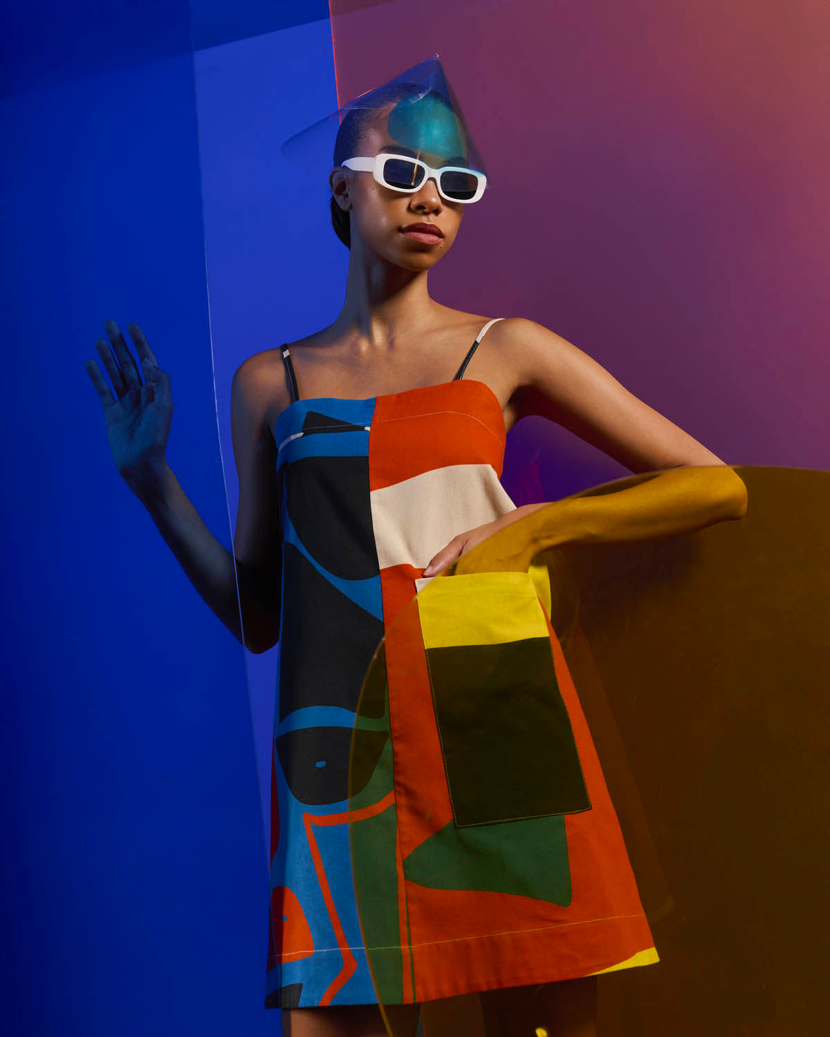 Vestido Miró Algodão Pesado Estampado