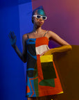 Vestido Miró Algodão Pesado Estampado