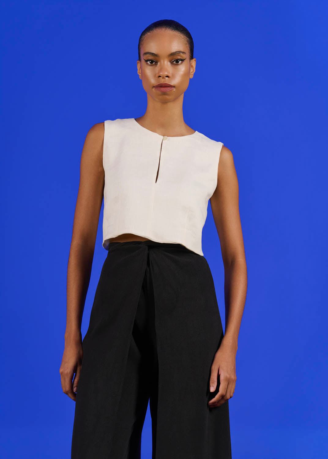 Cropped Drink Linho Liso