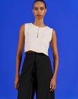 Cropped Drink Linho Liso