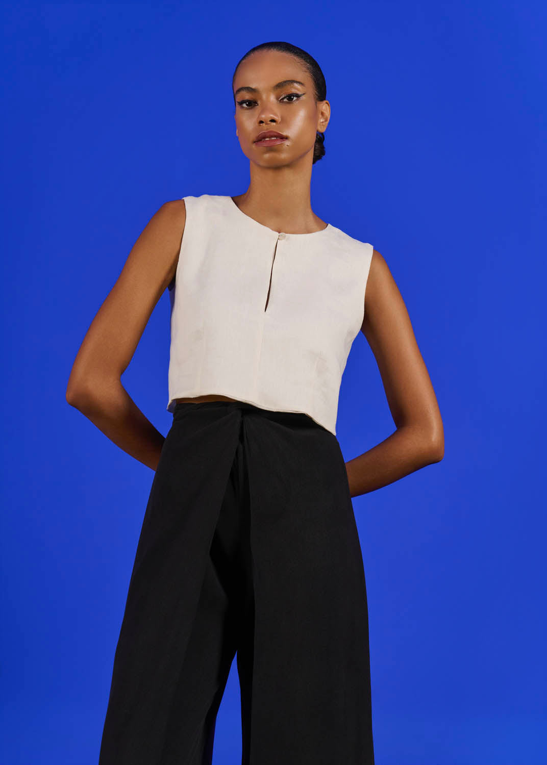 Cropped Drink Linho Liso
