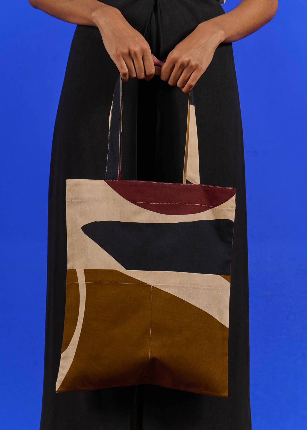 Bolsa Vertical Algodão Pesado Estampado