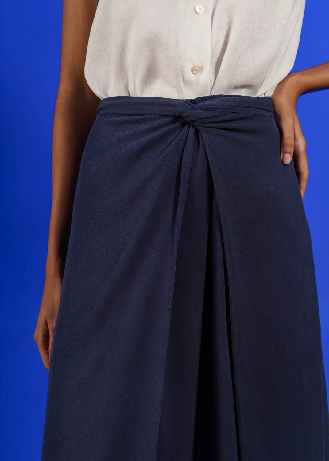 Calça Bata Lyocell Liso