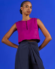 Cropped Drink Linho Liso
