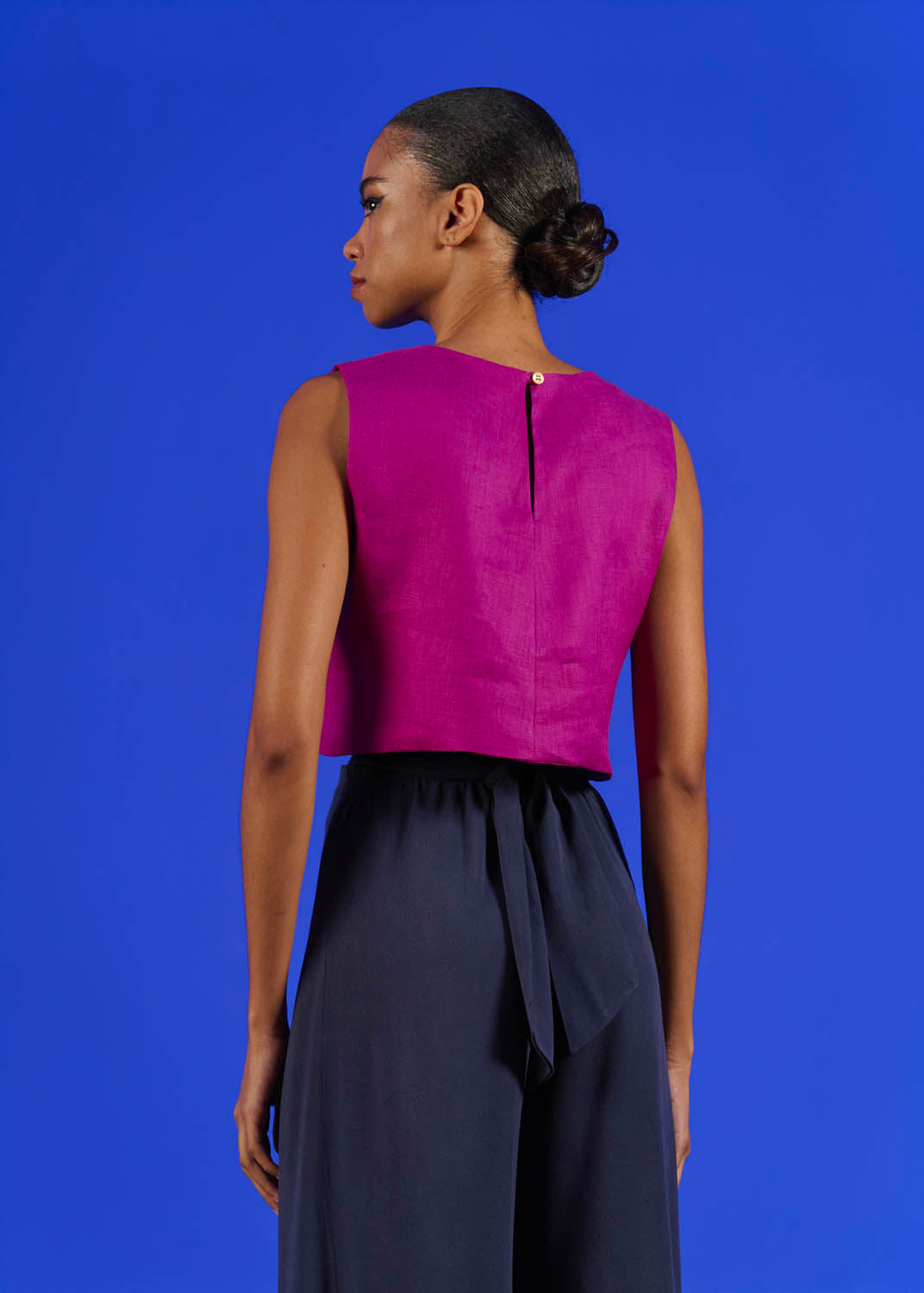 Cropped Drink Linho Liso