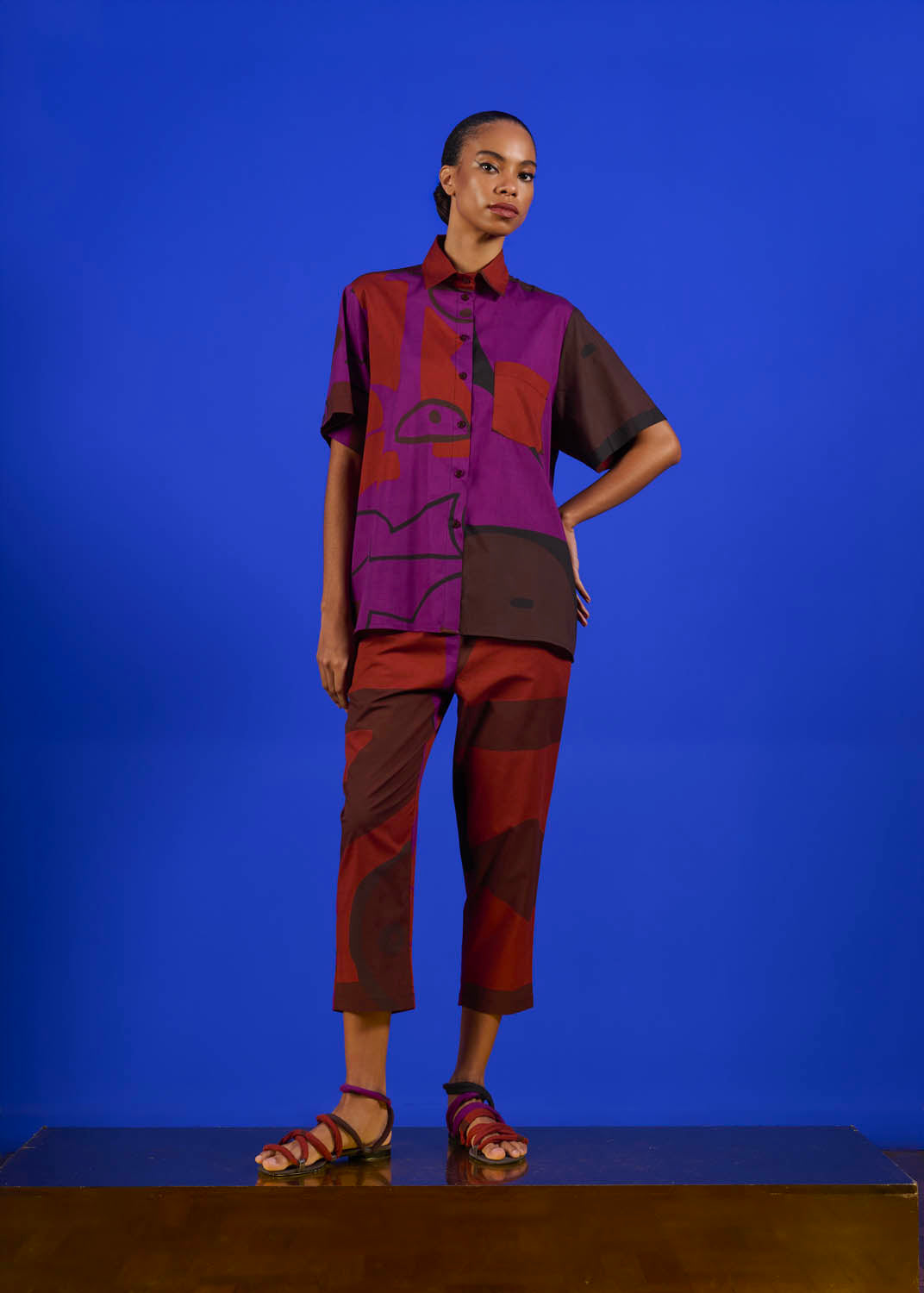 Camisa Veraneio Algodão Estampado