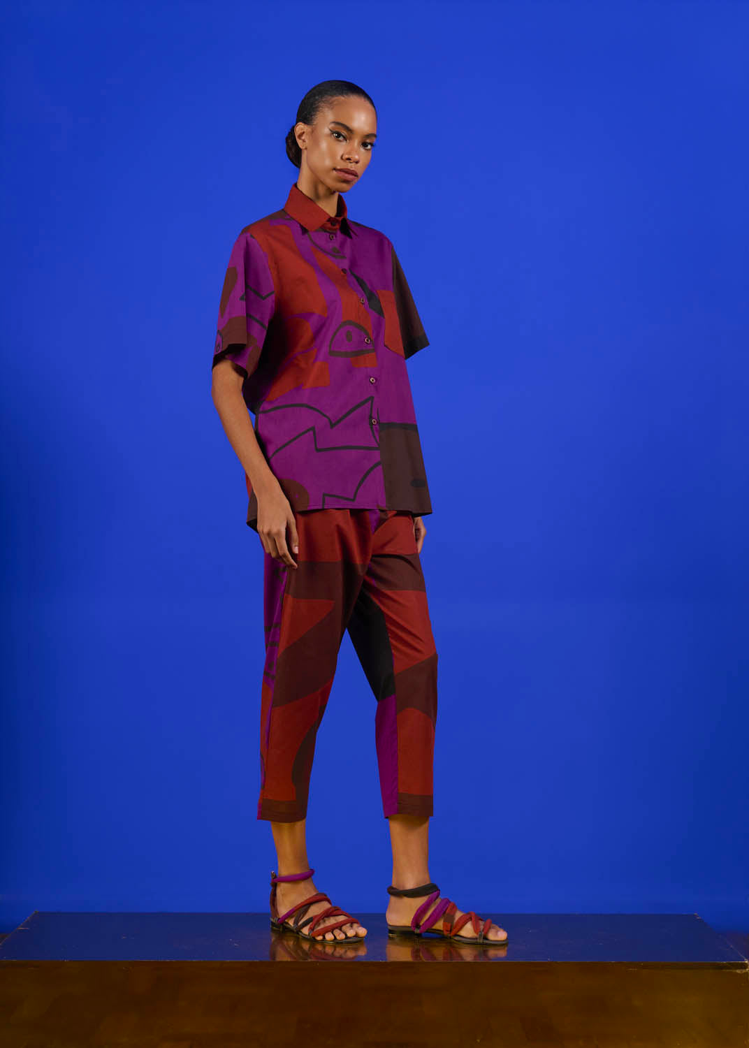 Camisa Veraneio Algodão Estampado